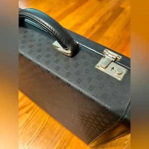 Fendi Black Monogram Hard Briefcase